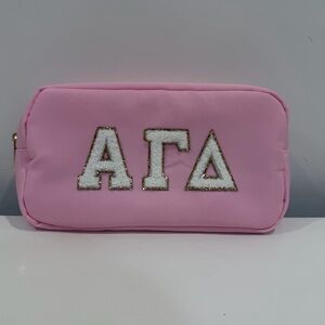 Pink Greek Letter Clutch